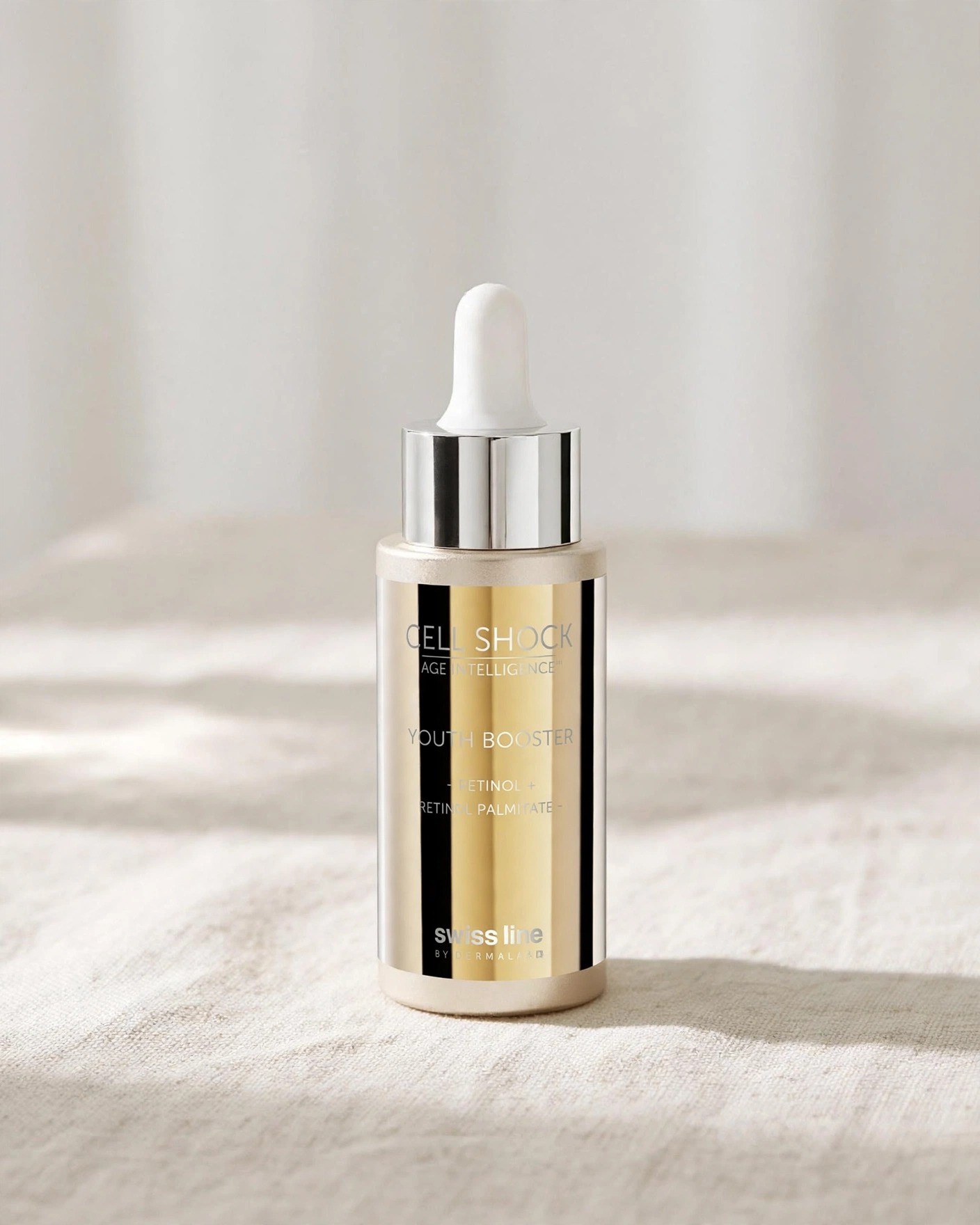 Booster Retinol Trẻ Hóa | Swiss line Cell Shock Age Intelligence Youth Booster 0,4% | 20 ml