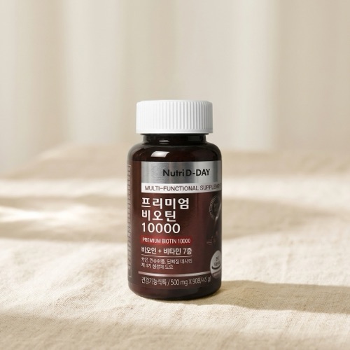 Viên Uống Biotin 10000 Nutri D-Day Hỗ Trợ Mọc Tóc Hộp 90 viên