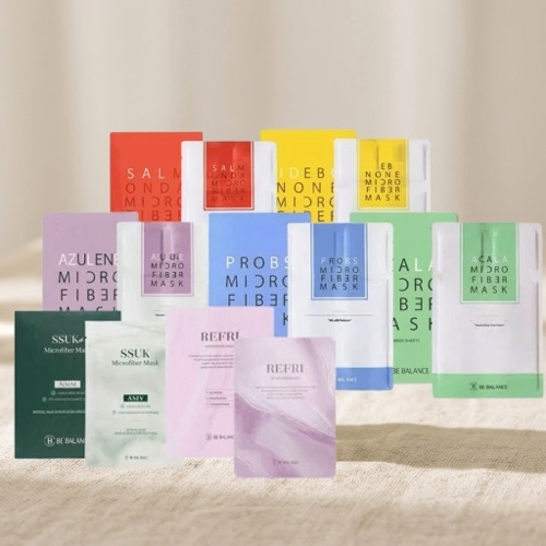 Mặt Nạ Vải Vi Sợi Be'Balance MICRO FIBER MASK 3in1 Hỗ Trợ Dưỡng Sáng Da