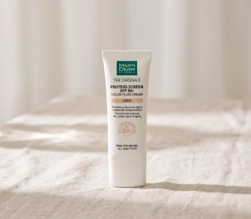 [HÀNG CTY] Kem Chống Nắng MartiDerm Light Proteos Screen SPF50+ Color Fluid Cream Light 40ml