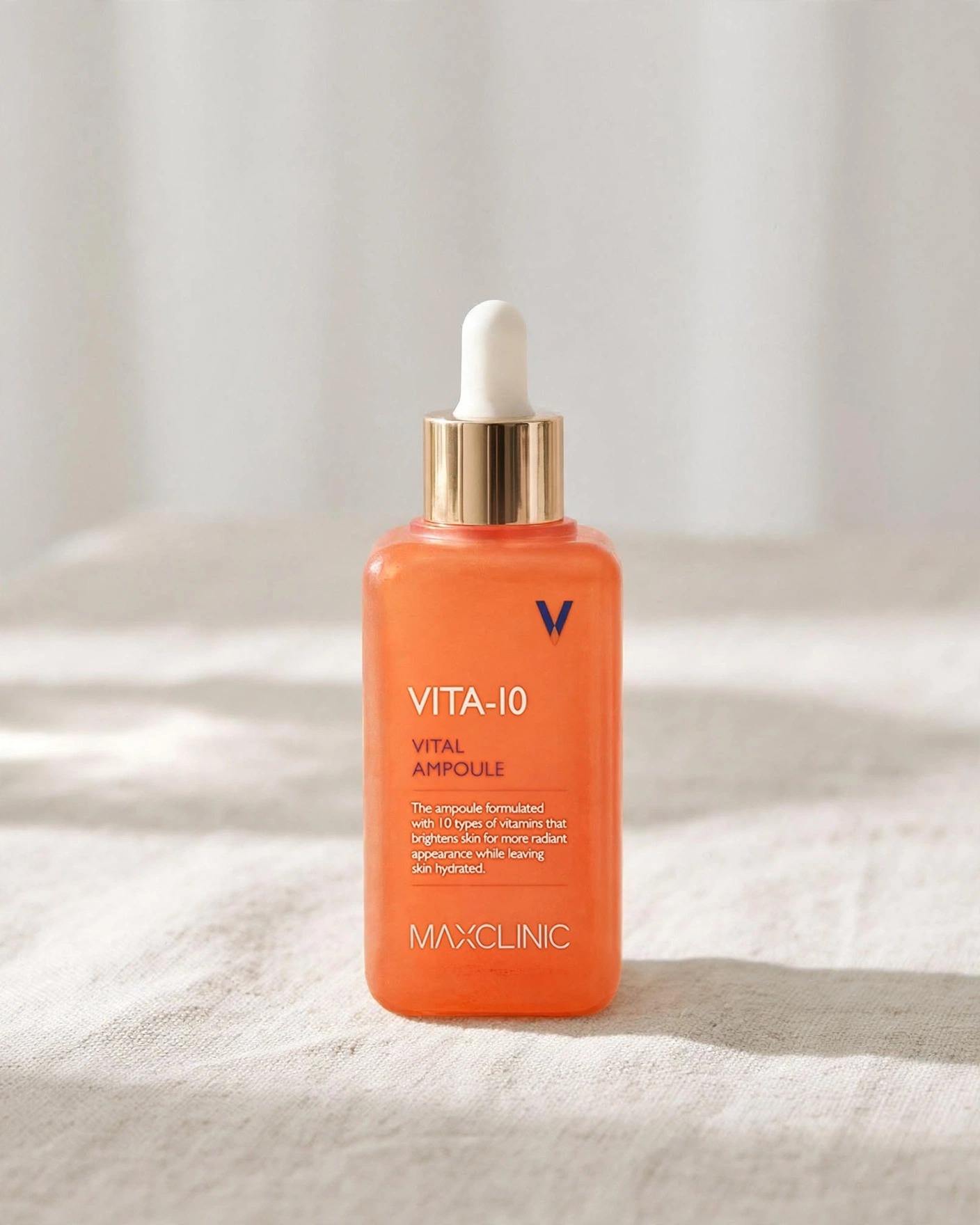 Tinh Chất Maxclinic Vita-10 Vital Ampoule Hỗ Trợ Dưỡng Sáng Da Mờ Thâm 100ml