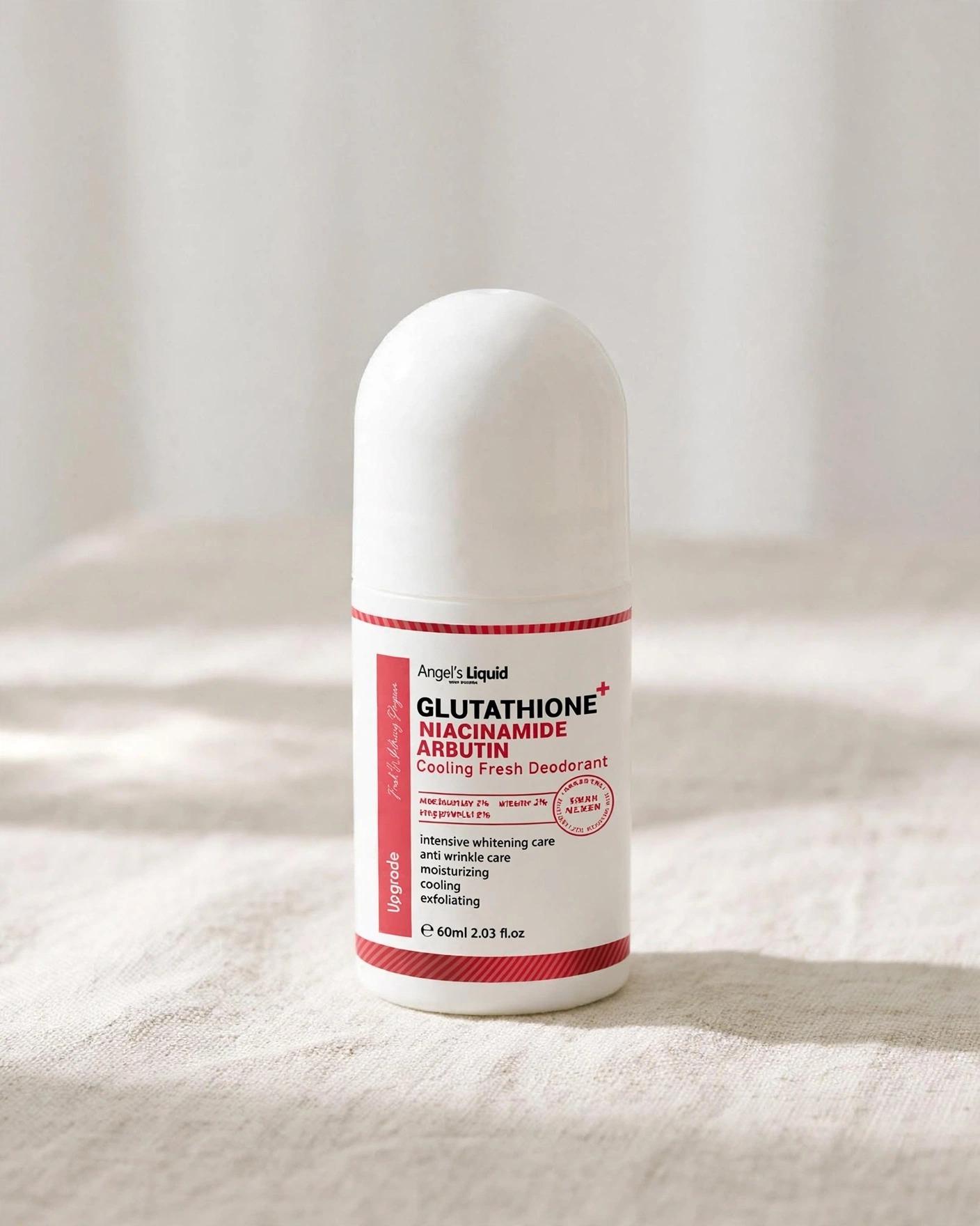 Lăn Nách Angel's Liquid Glutathione+Niacinamide Arbutin Cooling Fresh Deodorant Hỗ Trợ Khử Mùi, Giảm Thâm Và Dưỡng Trắng